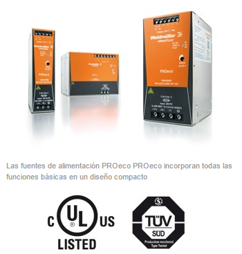 Fuentes PROeco Weidmüller