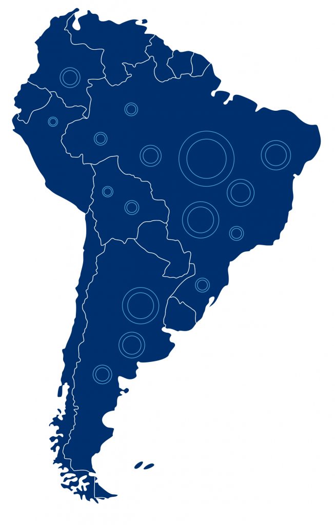 Mapa Sudamerica